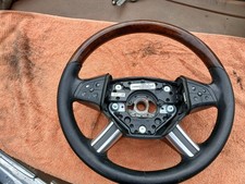 Volante in radica di pelle