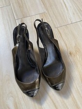 Scarpe con Tacco Decollete - Chanel - nero bronzo 