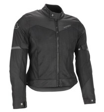 GIACCA MOTO DONNA ESTIVA ACERBIS NEW CE RAMSEY VENTED 2.0 LADY BLACK NERO TG M