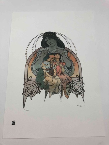Alphonse mucha off set - mucha,