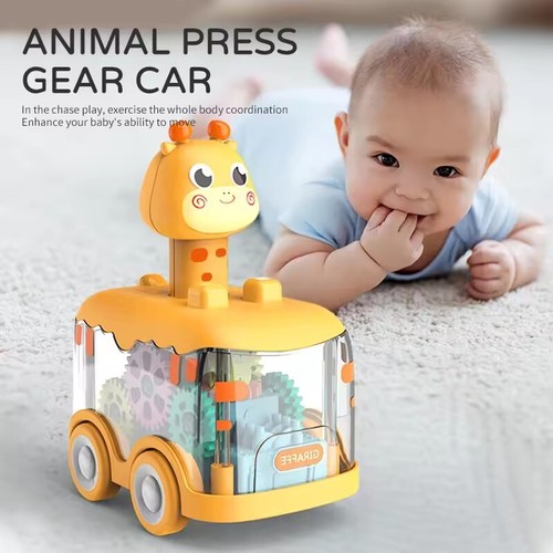 Press gear car - gear, auto