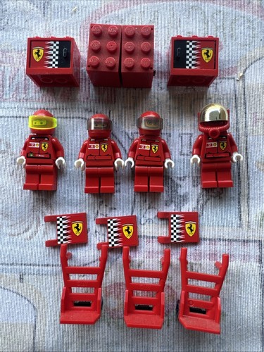 Lego minifigures ferrari - f1,