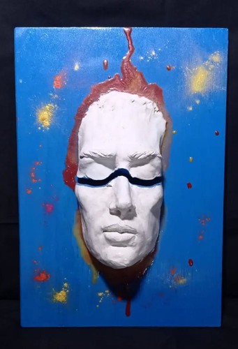 Scultura gesso legno - scultura, su