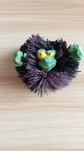 Pupazzo truciolone viola - pupazzo,