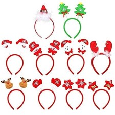 CERCHIETTO IN OFFERTA NATALIZIO BABBO NATALE RENNA PUPAZZO DI NEVE DECORAIZONI