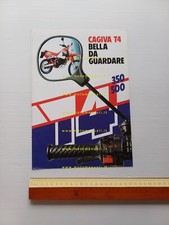 Cagiva T4 350 - 500 Enduro depliant originale brochure moto