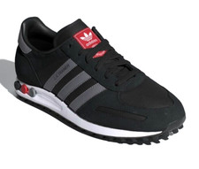 Adidas LA Trainer Uomo Originals Scarpe da Ginnastica Taglia 7 - 12 Nero/Grigio IG1750