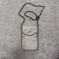 Borsa telefono in vera pelle