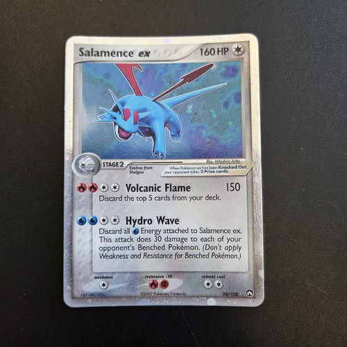 Pokemon card salamence ex - card,