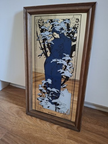 Specchio invernale stile art - specchio,