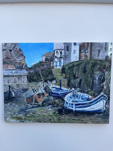 Quadro olio tela fatto in - su,