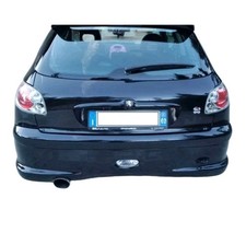 Paraurti posteriore Peugeot 206 1ª Serie 2003 usato con crepa superiore