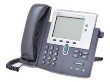 Telefono IP Cisco POE 7941 Ufficio Vivavoce Cornetta Voip Usato NO ACCESSORI