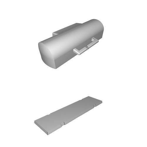 Coperchio batteria lampada - batteria,