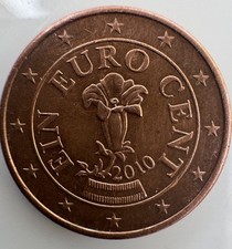 1 Euro Cent Münze 2010 2013