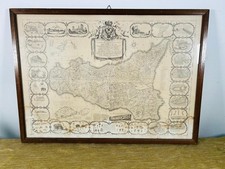 Vecchia mappa della Sicilia
