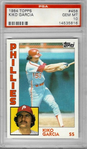 1984 topps 458 kiko - topps, garcia