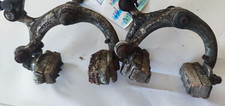 COPPIA PINZE FRENO UNIVERSALI LEGA LEGGERA VINTAGE FRENI BICI VINTAGE