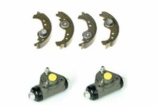 KIT GANASCE FRENO + 2 CILINDRETTI FIAT PANDA PURE 4X4 UNO 127 128 REGATA FIORINO