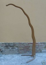 MODERNARIATO-DESIGN-INUSUALE LAMPADA D'EPOCA-LEGNO CURVATO-DECORATIVA-ANNI '50