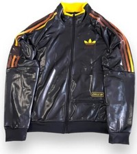Adidas Originals Chile 20 Top Track Jacket Men Size XS Felpa Tuta Nera Uomo Nero