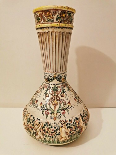 Vaso ceramica rilievo - vaso,