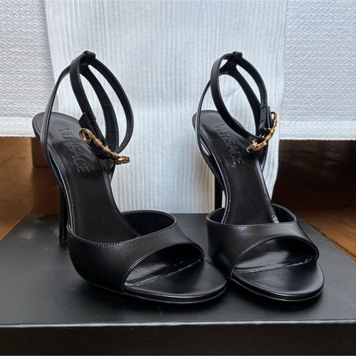 Versace sandali donna neri - versace,