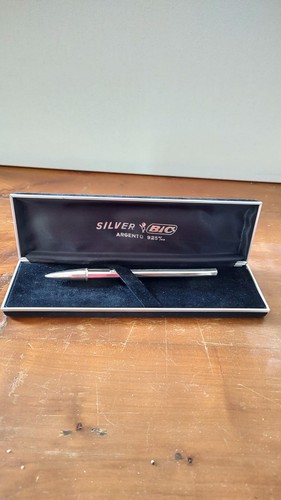 Penna bic argento massiccio - penna,