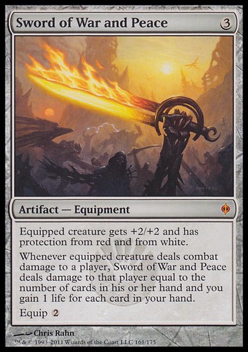 Mtg sword war and peace - war,