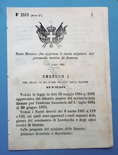 Decreto Regno Italia - Approva