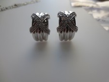 14K Oro Bianco Antico