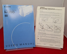 Canon Bubble Jet Printer BJ-200 manuale utente. Canon Inc 1992