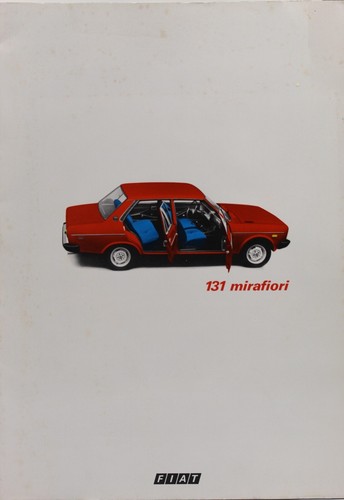Brochure depliant fiat 131 - depliant,