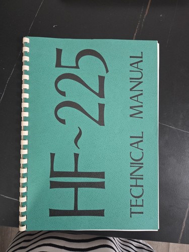Manuale tecnico 225 - tecnico, hf-225