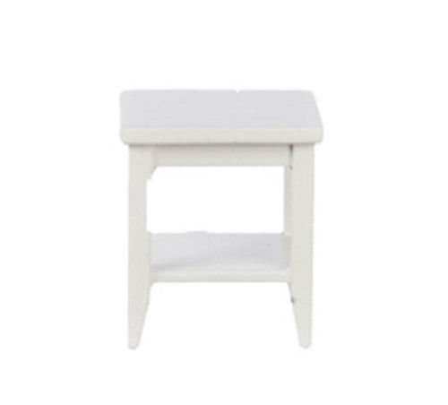 Tavolo laterale bianco retro - tavolo,