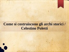 Come si costruiscono gli archi