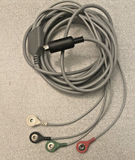 Cavo ECG per monitor trigger cardiaco 6 pin 4 cavi a scatto AHA