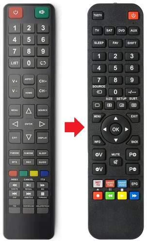 Telecomando adatto per nodis - adatto,
