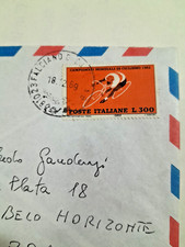 1969 ISOLATO 300 £. "CAMPIONATI MONDIALI CICLISMO" Su ESPRESSO AEREO x BRASILE