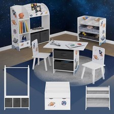 Set di mobili stanzina dei bambini libreria scaffale appendiabiti vari modelli