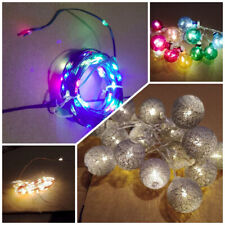 Luci di natale a led di varie forme e colori, nuove, funzionanti, senza scatola.