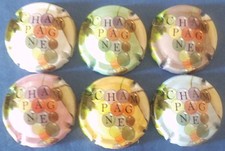 lot de 6 capsules champagne