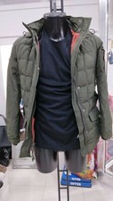 GIUBBOTTO WOOLRICH DONNA VERDE MILITARE   USATO tg XS GBT 204 LZ