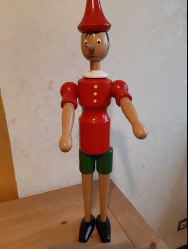 Pinocchio legno vintage - in,