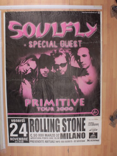 Poster concerto soulfly - concerto,