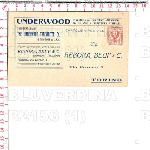 B2156 pubblicita underwood - pubblicita,