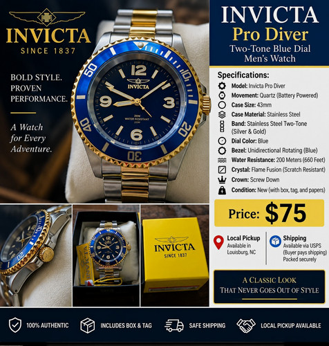 Orologio uomo invicta pro - uomo,