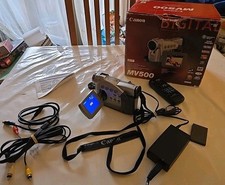 Fotocamera Canon MV500I MiniDV videocamera 18x zoom ottico fotocamera digitale 