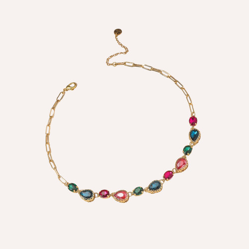 Collana donna con - , cristalli
