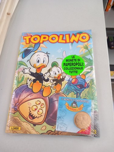 Topolino 3400 moneta qui - +, quo